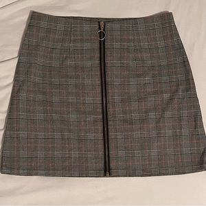Plaid Mini Skirt